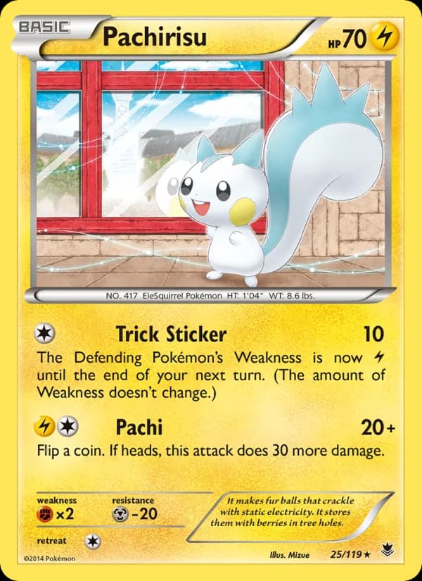 Pachirisu — изображение карты