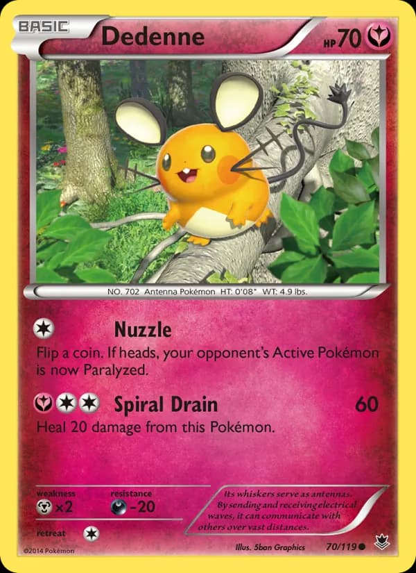 Dedenne — изображение карты