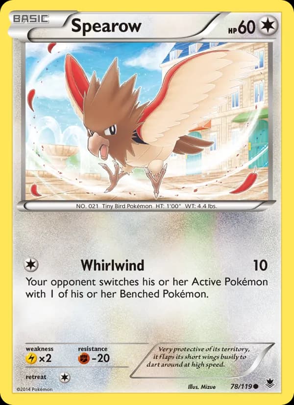 Spearow — изображение карты