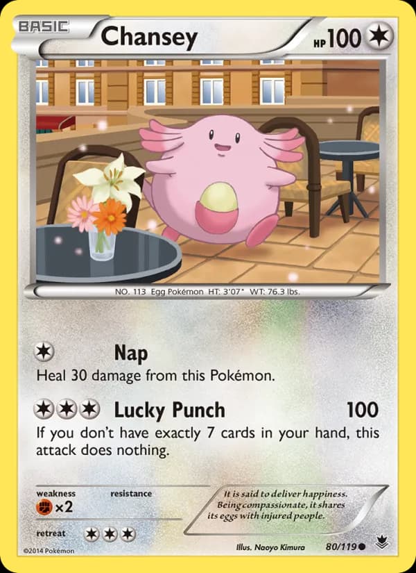 Chansey — изображение карты