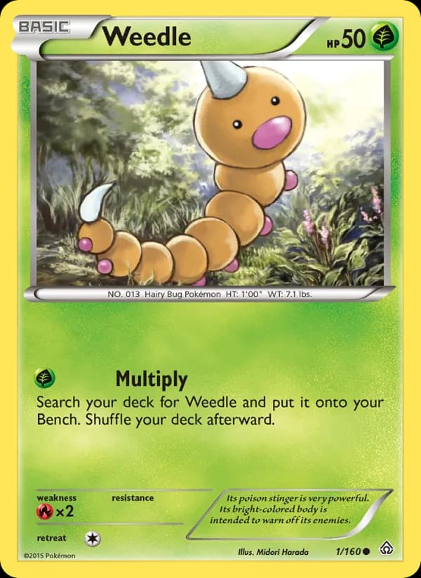 Weedle — изображение карты