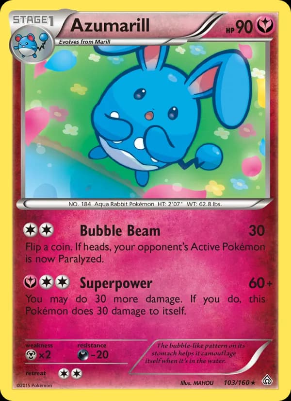 Azumarill — изображение карты