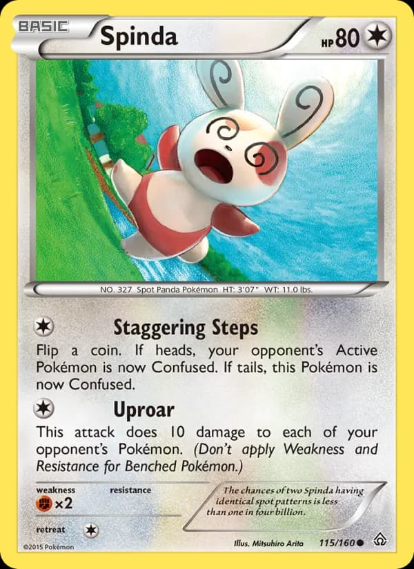Spinda — изображение карты
