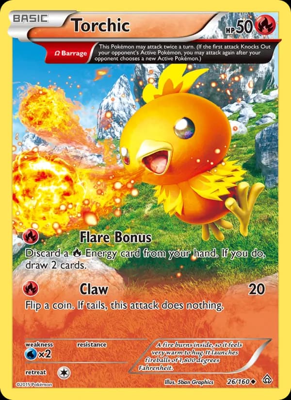 Torchic — изображение карты