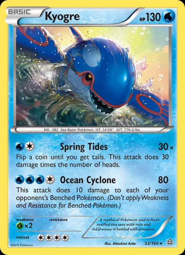 Kyogre — изображение карты