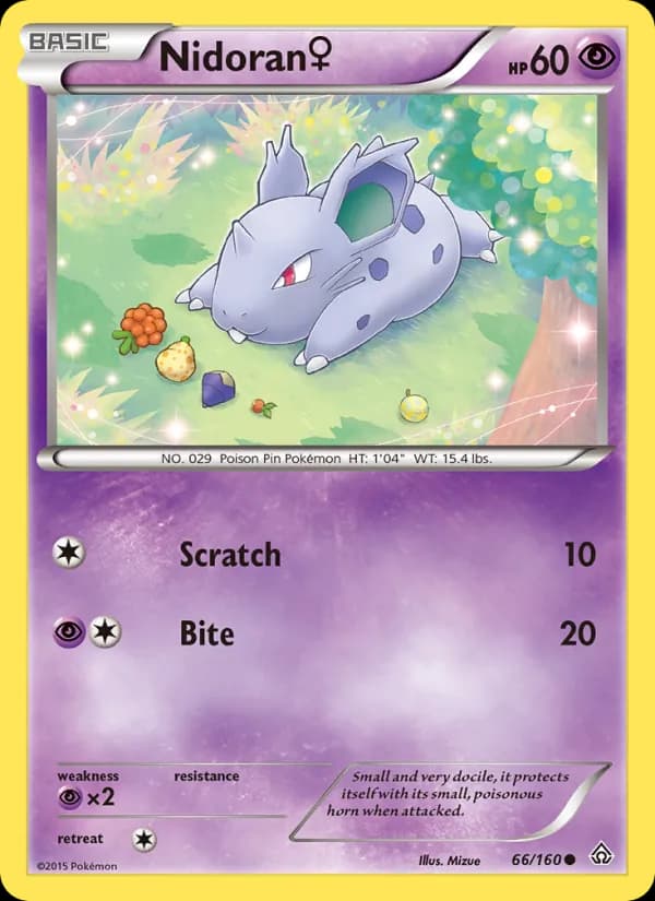 Nidoran♀ — изображение карты