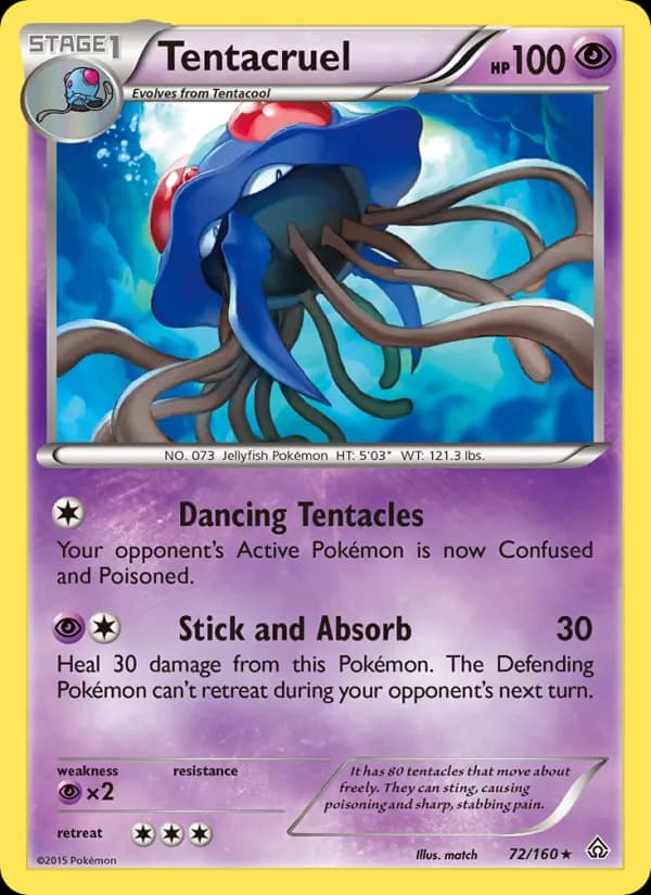 Tentacruel — изображение карты