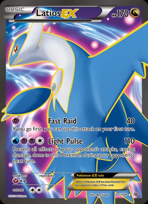 Latios EX — изображение карты