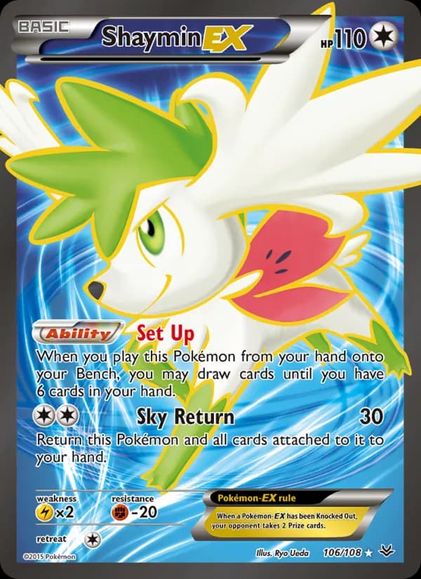Shaymin EX — изображение карты