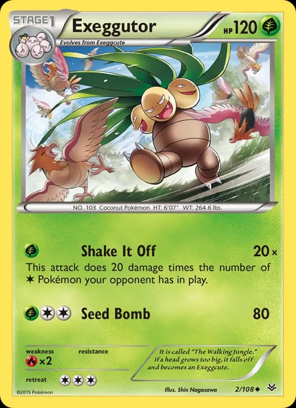 Exeggutor — изображение карты
