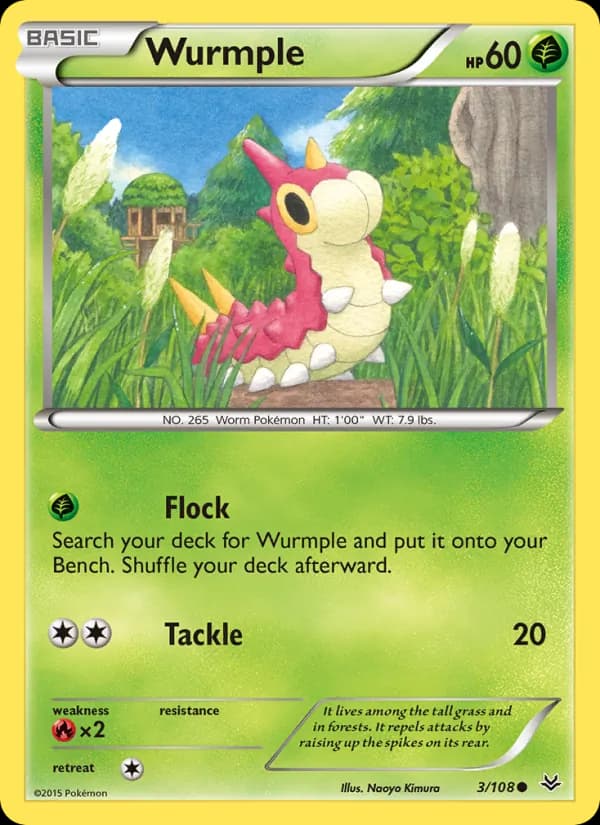 Wurmple — изображение карты