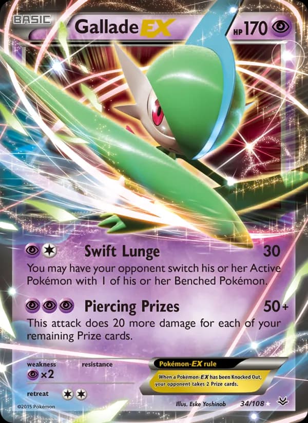 Gallade EX — изображение карты