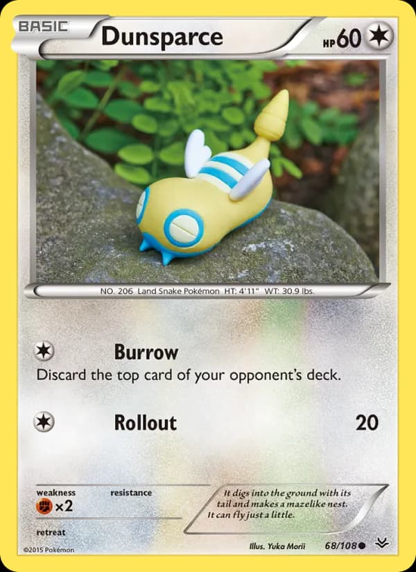 Dunsparce — изображение карты