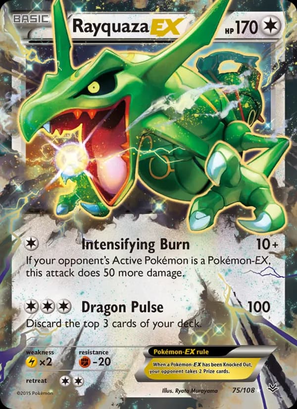 Rayquaza EX — изображение карты