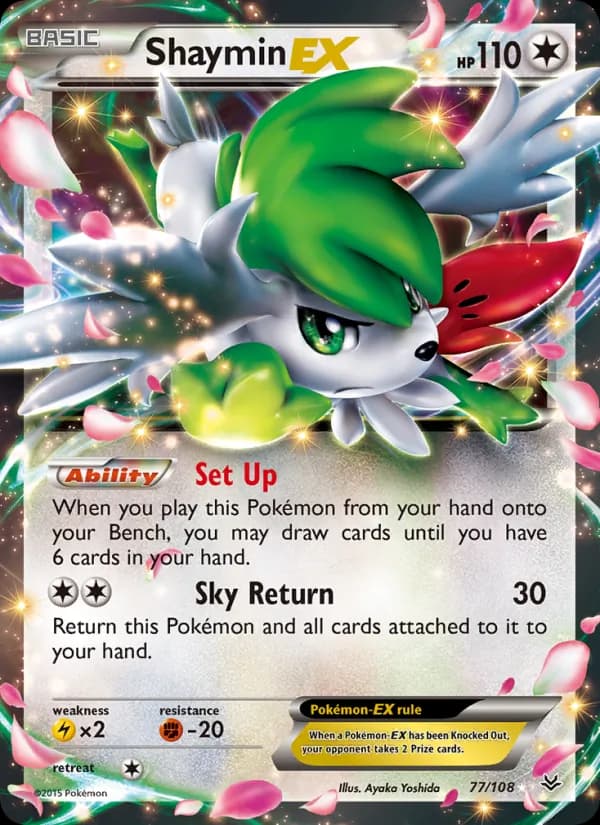 Shaymin EX — изображение карты