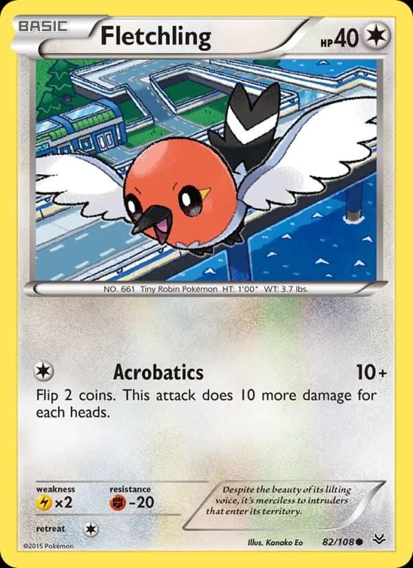 Fletchling — изображение карты