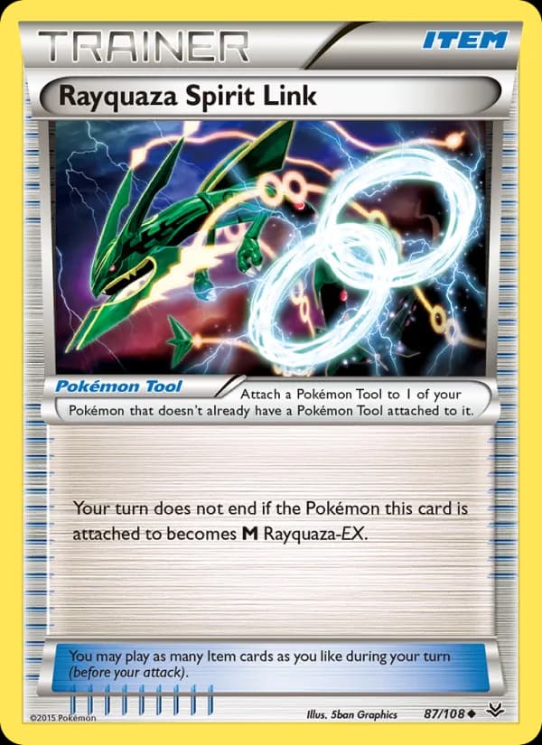 Rayquaza Spirit Link — изображение карты