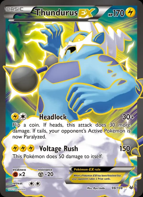 Thundurus EX — изображение карты