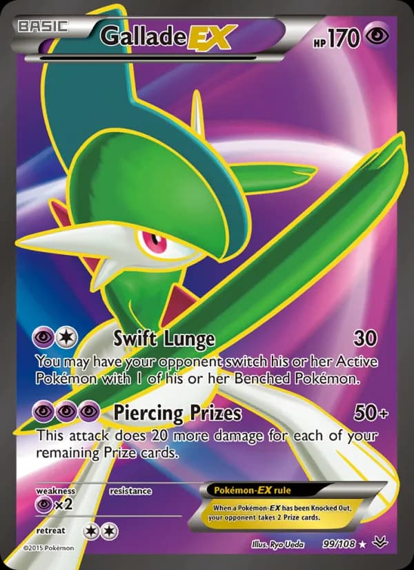 Gallade EX — изображение карты