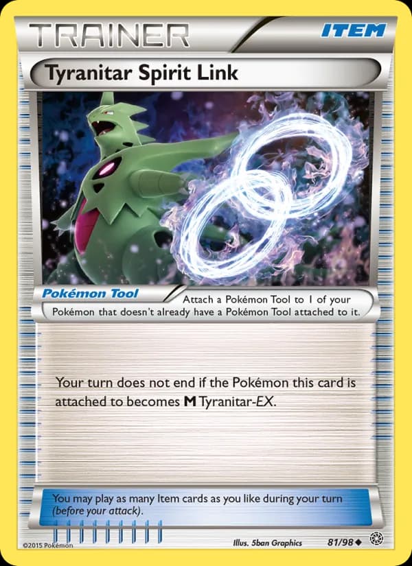 Tyranitar Spirit Link — изображение карты