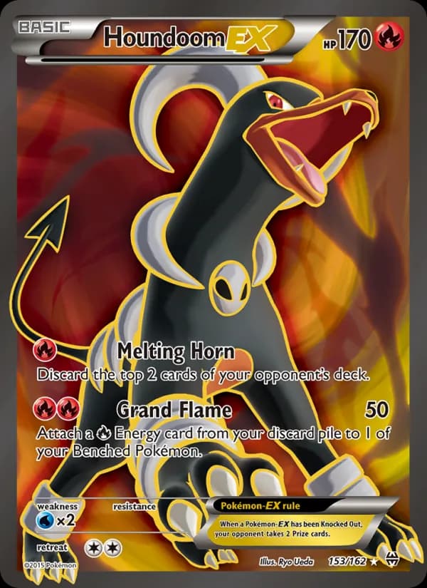 Houndoom EX — изображение карты