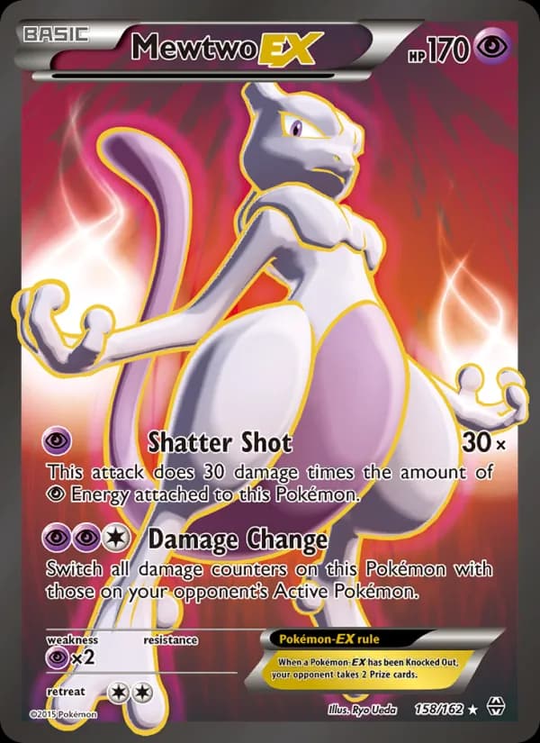 Mewtwo EX — изображение карты