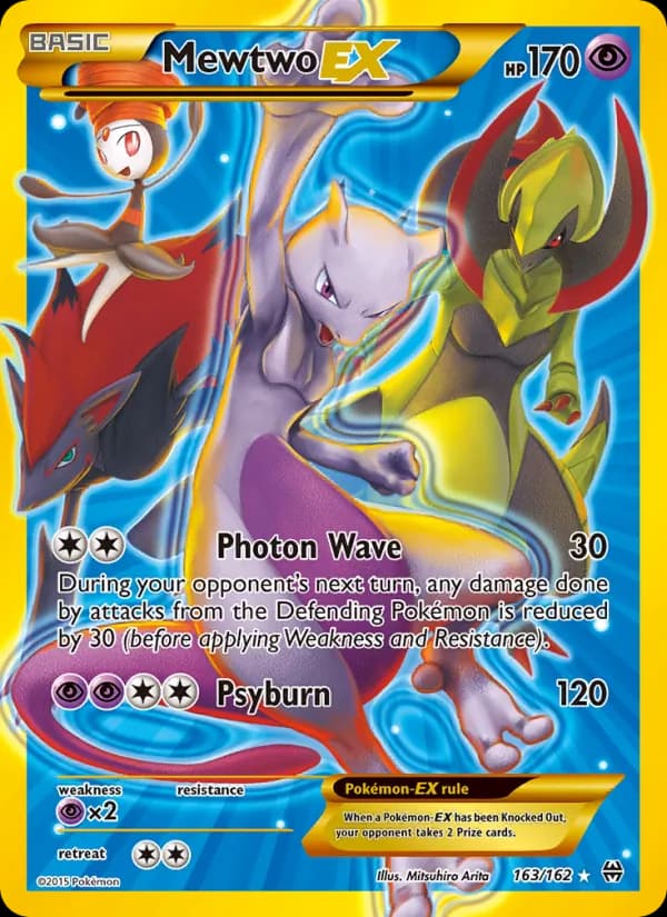 Mewtwo EX — изображение карты