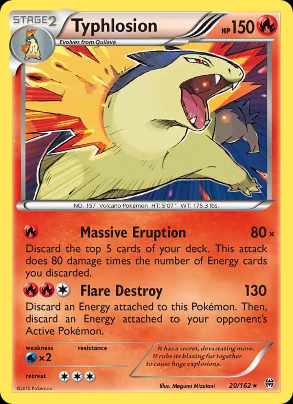 Typhlosion — изображение карты