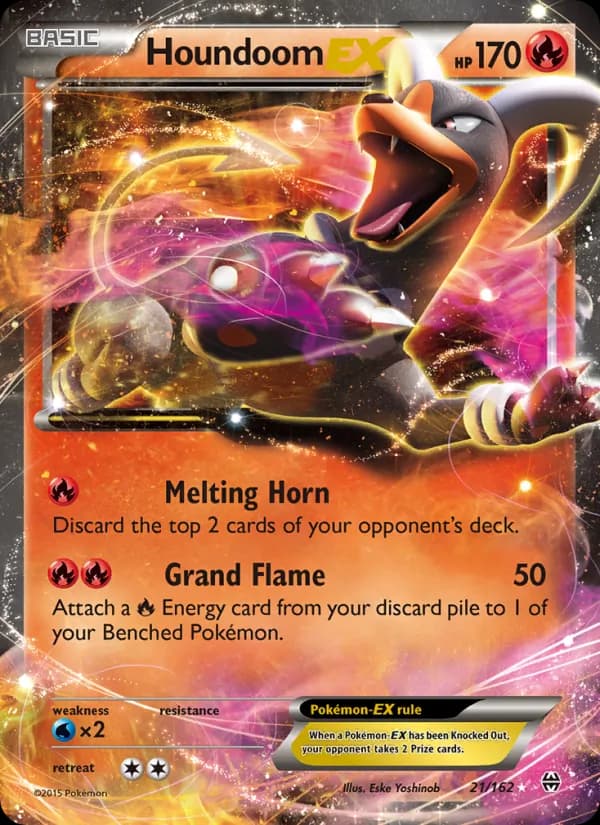 Houndoom EX — изображение карты