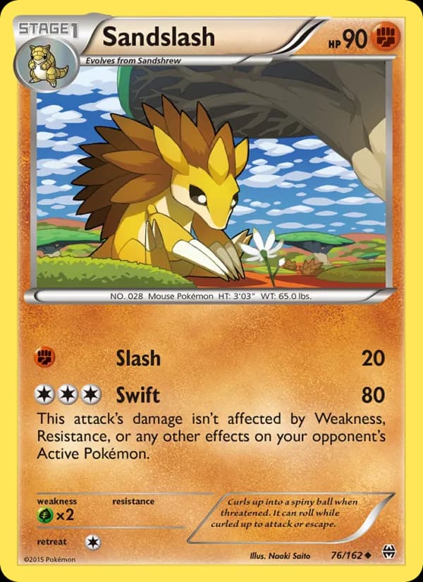 Sandslash — изображение карты