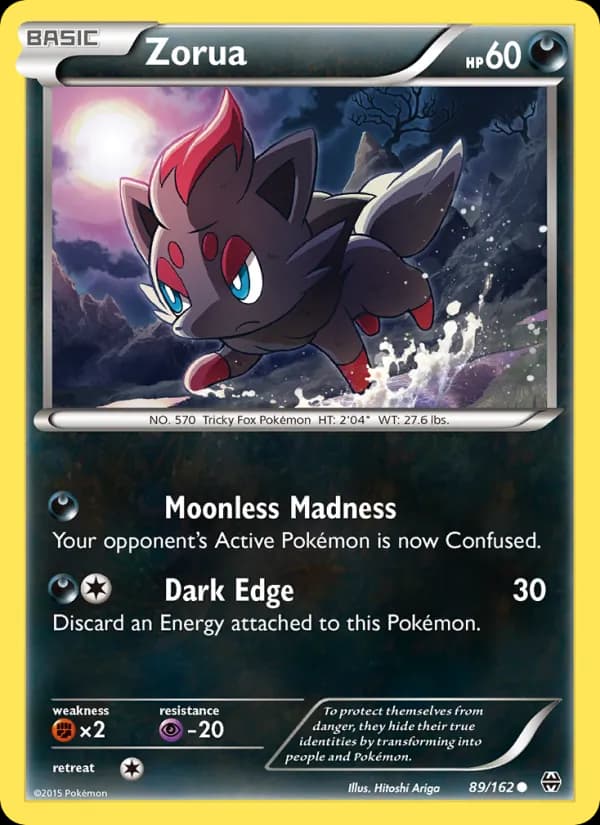 Zorua — изображение карты