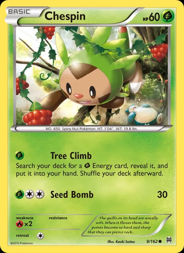 Chespin — изображение карты