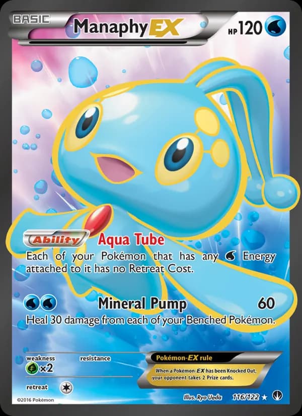 Manaphy EX — изображение карты