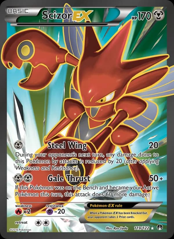 Scizor EX — изображение карты