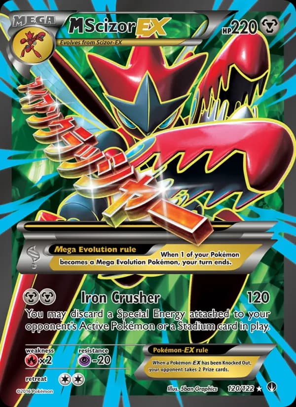 M Scizor EX — изображение карты