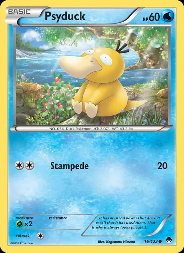 Psyduck — изображение карты