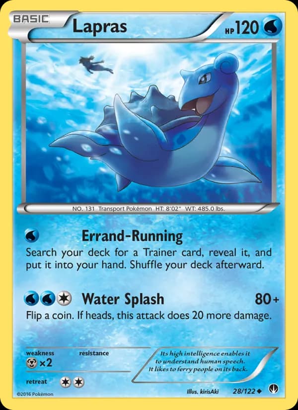 Lapras — изображение карты