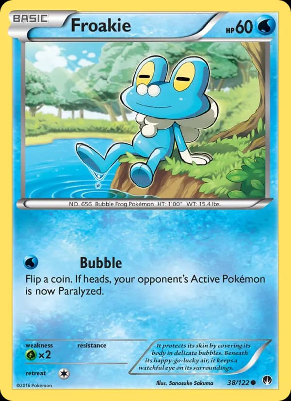 Froakie — изображение карты