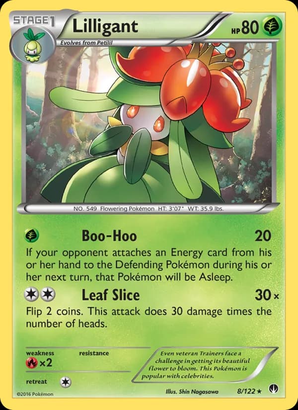 Lilligant — изображение карты