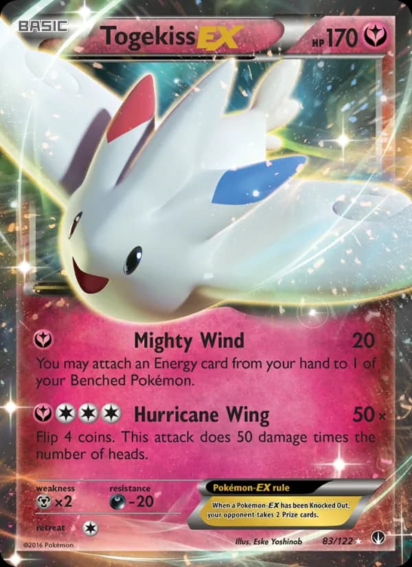 Togekiss EX — изображение карты