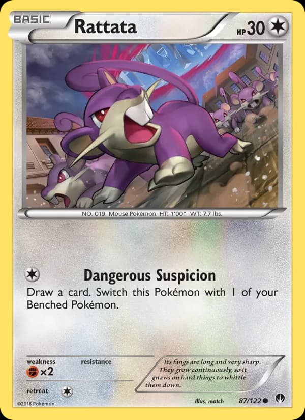 Rattata — изображение карты