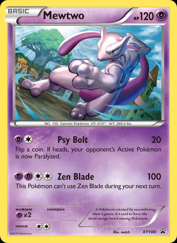 Mewtwo — изображение карты
