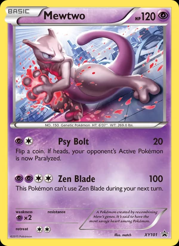 Mewtwo — изображение карты
