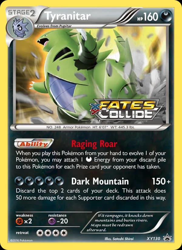 Tyranitar — изображение карты