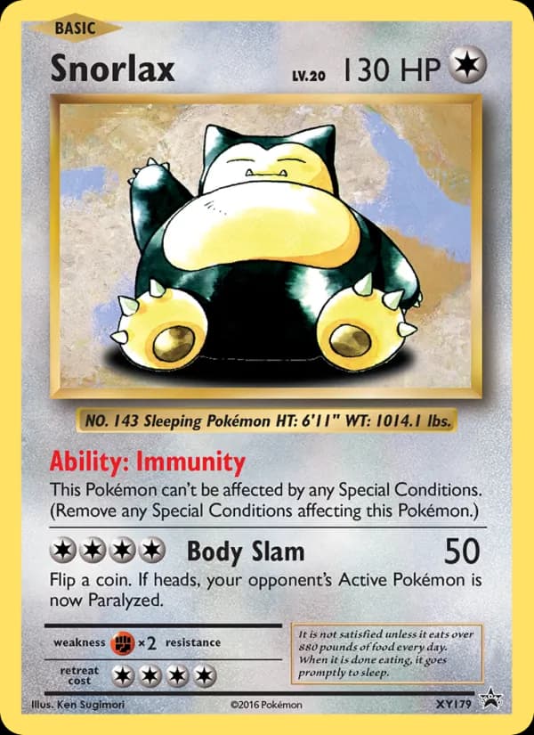 Snorlax — изображение карты
