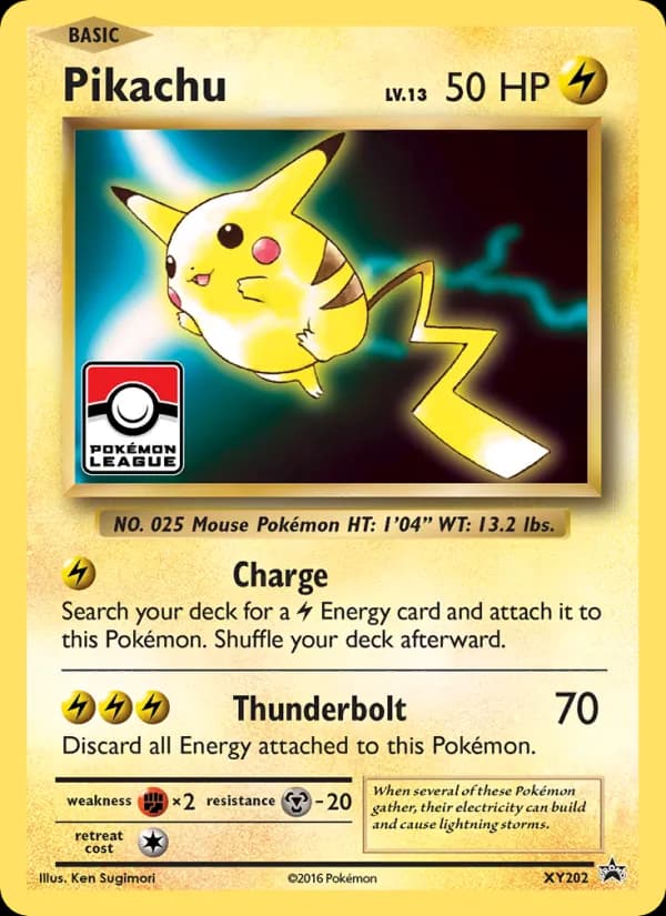 Pikachu — изображение карты