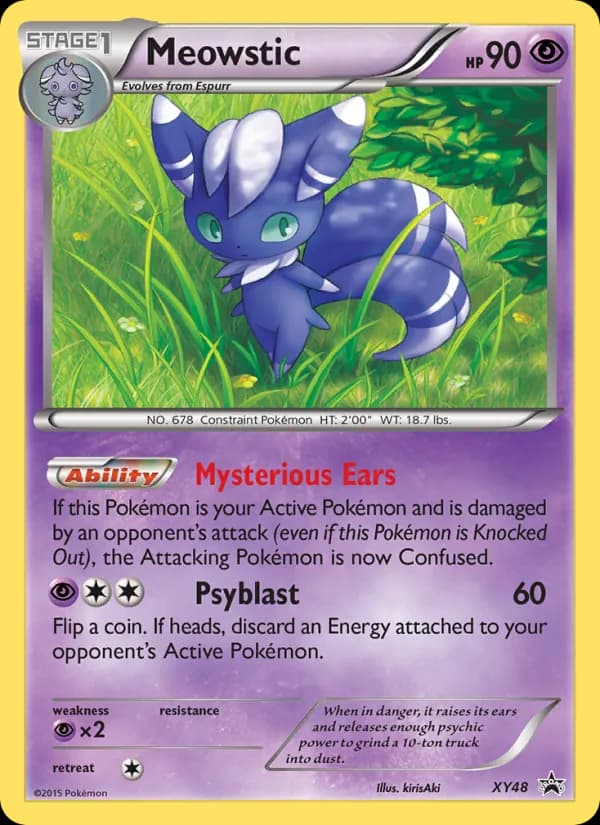 Meowstic — изображение карты