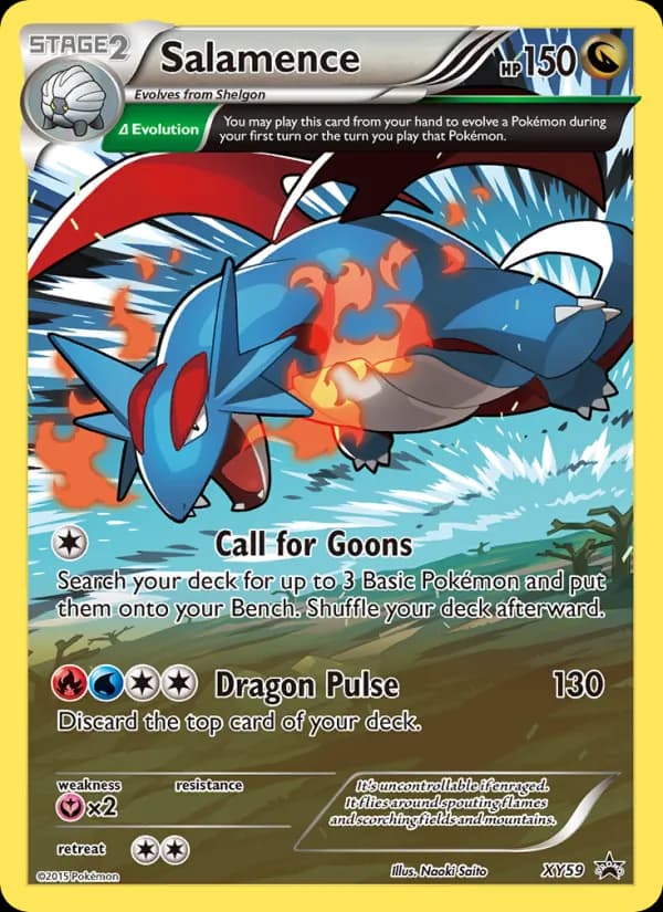 Salamence — изображение карты