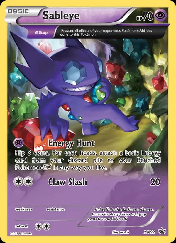 Sableye — изображение карты