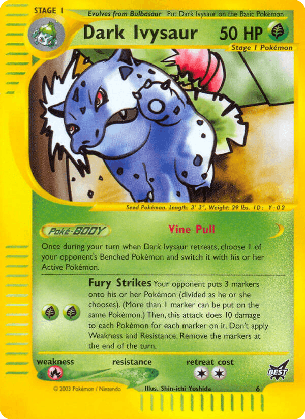 Dark Ivysaur — изображение карты